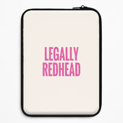 Legally Redhead Laptop Sleeve 1