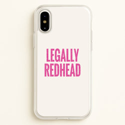 Legally Redhead Phone Case - iPhone X / XS