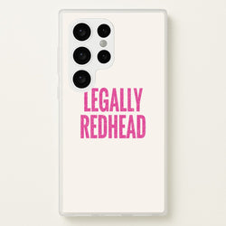 Legally Redhead Phone Case - Galaxy S24 Ultra