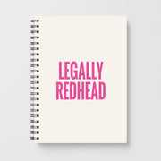 Legally Redhead Notebook 1