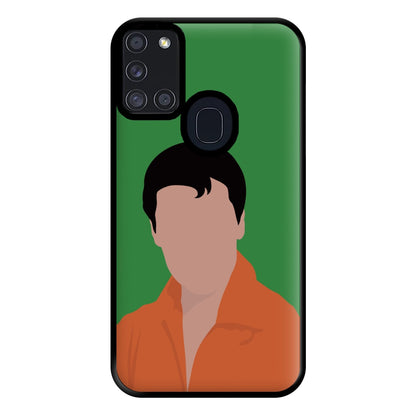 Faceless Elvis Phone Case for Galaxy A21s