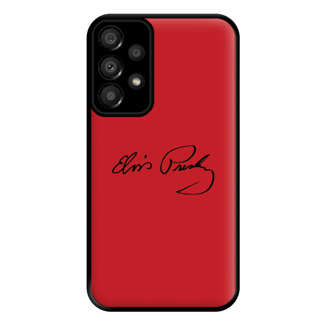 Signature Phone Case for Galaxy A33