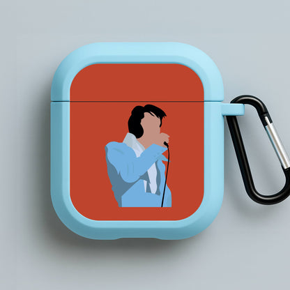 Iconic Suit Blue AirPods Case