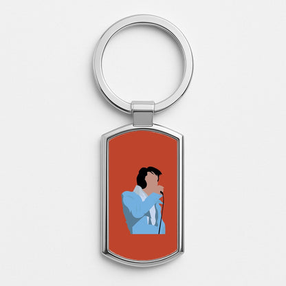 Iconic Suit Silver Keyring