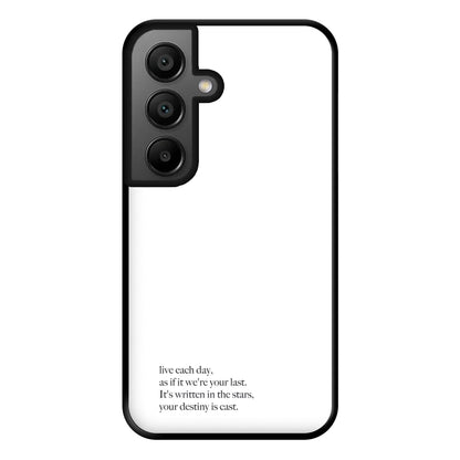 Live Each Day As If It We're Your Last Phone Case for Google Pixel 8