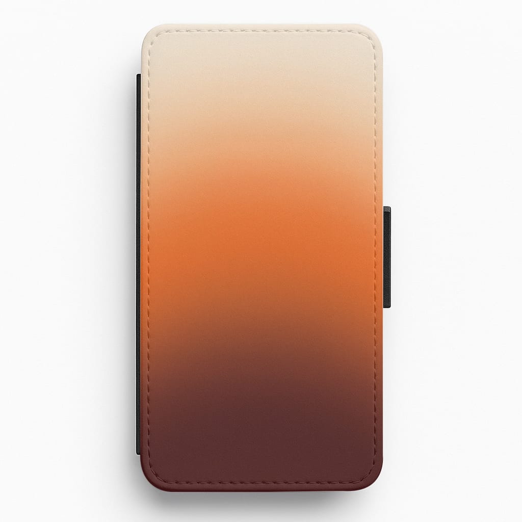 Back to Casics - Ember Sunset Fade Flip / Wallet Phone Case