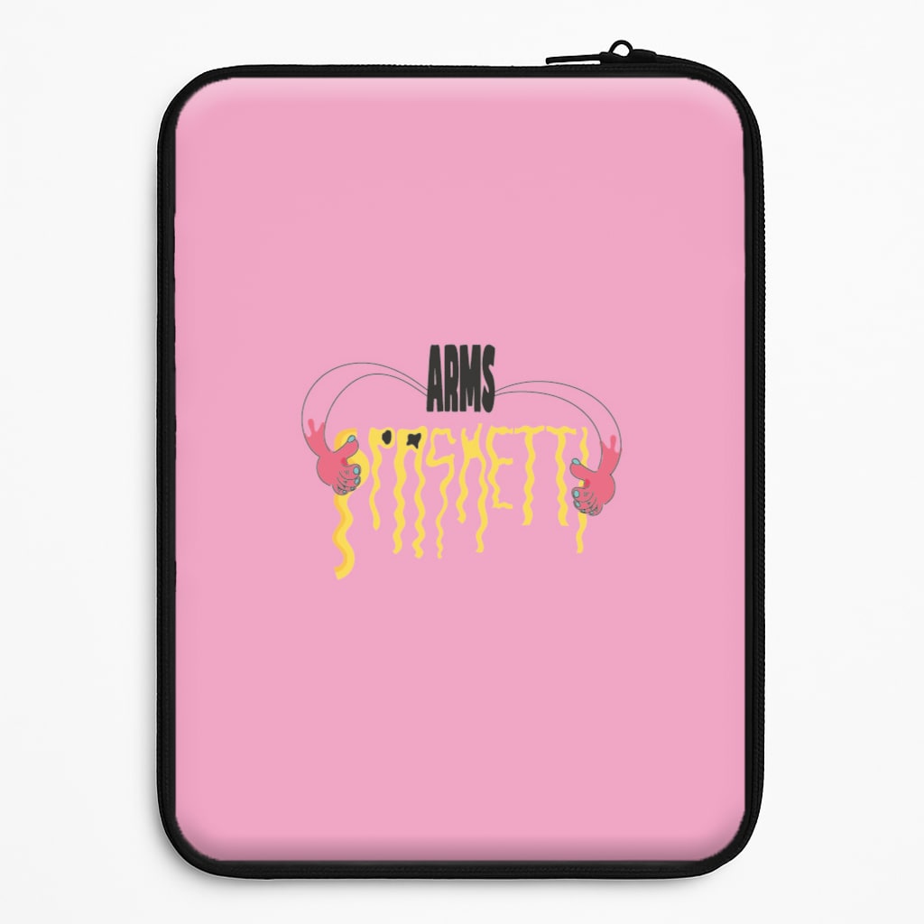 Arms Spaghetti - Pink Laptop Sleeve