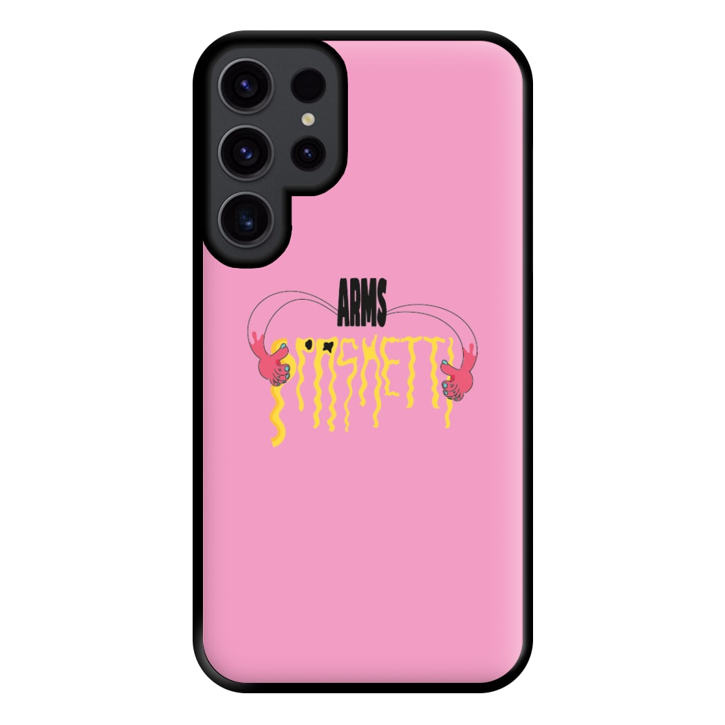 Arms Spaghetti - Pink Phone Case for Galaxy S23 Ultra