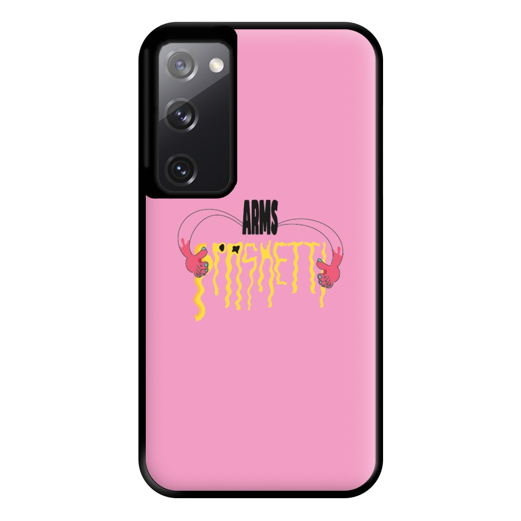 Arms Spaghetti - Pink Phone Case for Galaxy S20FE