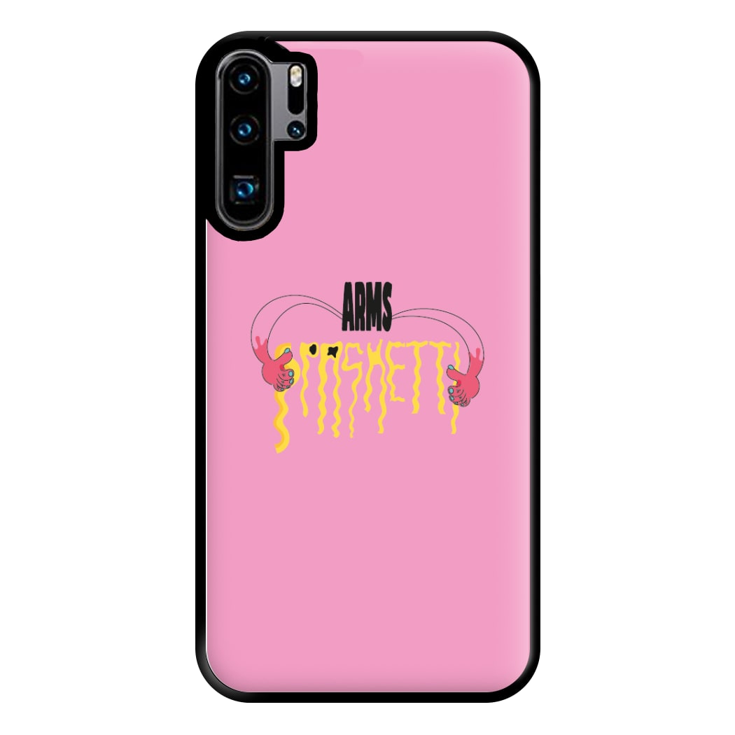 Arms Spaghetti - Pink Phone Case for Huawei P30 Pro