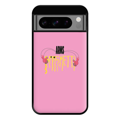 Arms Spaghetti - Pink Phone Case for Google Pixel 8 Pro