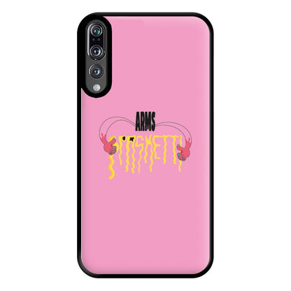 Arms Spaghetti - Pink Phone Case for Huawei P20 Pro