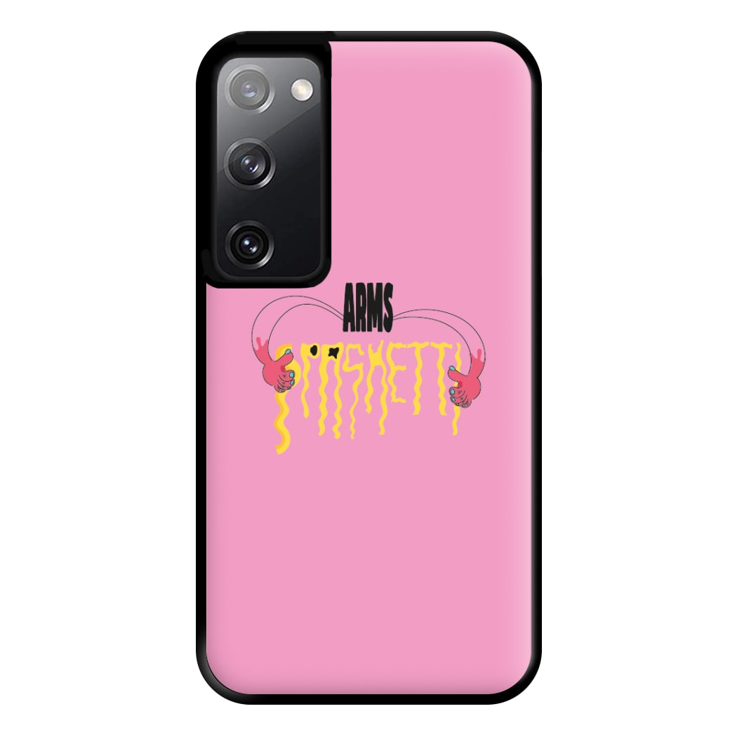 Arms Spaghetti - Pink Phone Case for Galaxy S20