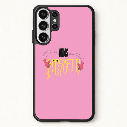 Arms Spaghetti - Pink Phone Case for Galaxy S26 Ultra