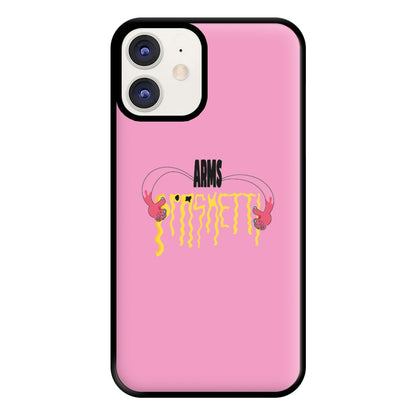 Arms Spaghetti - Pink Phone Case for iPhone 12 / 12 Pro