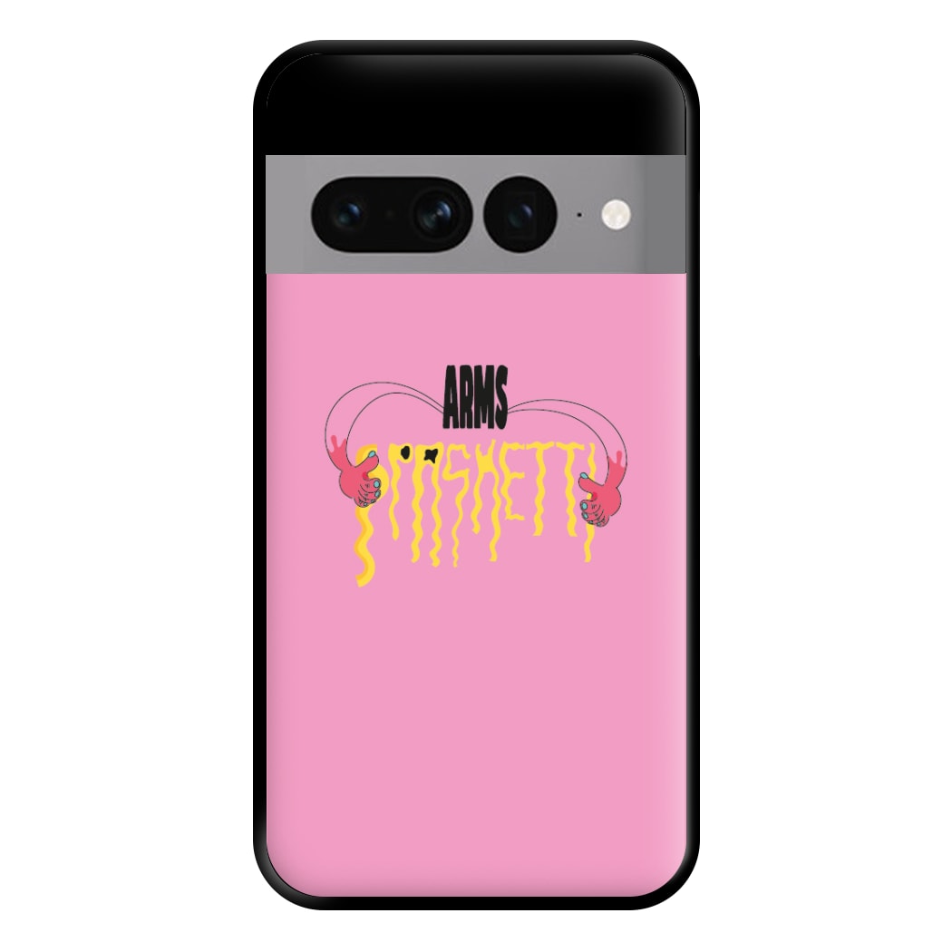 Arms Spaghetti - Pink Phone Case for Google Pixel 7 Pro