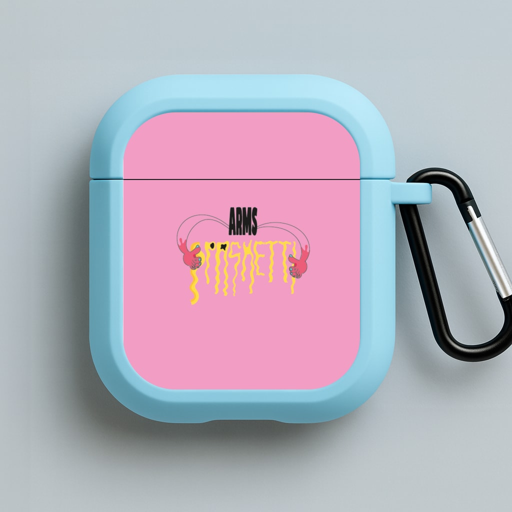 Arms Spaghetti - Pink Blue AirPods Case