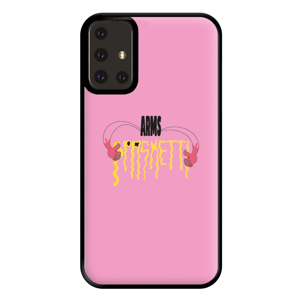 Arms Spaghetti - Pink Phone Case for Galaxy A71