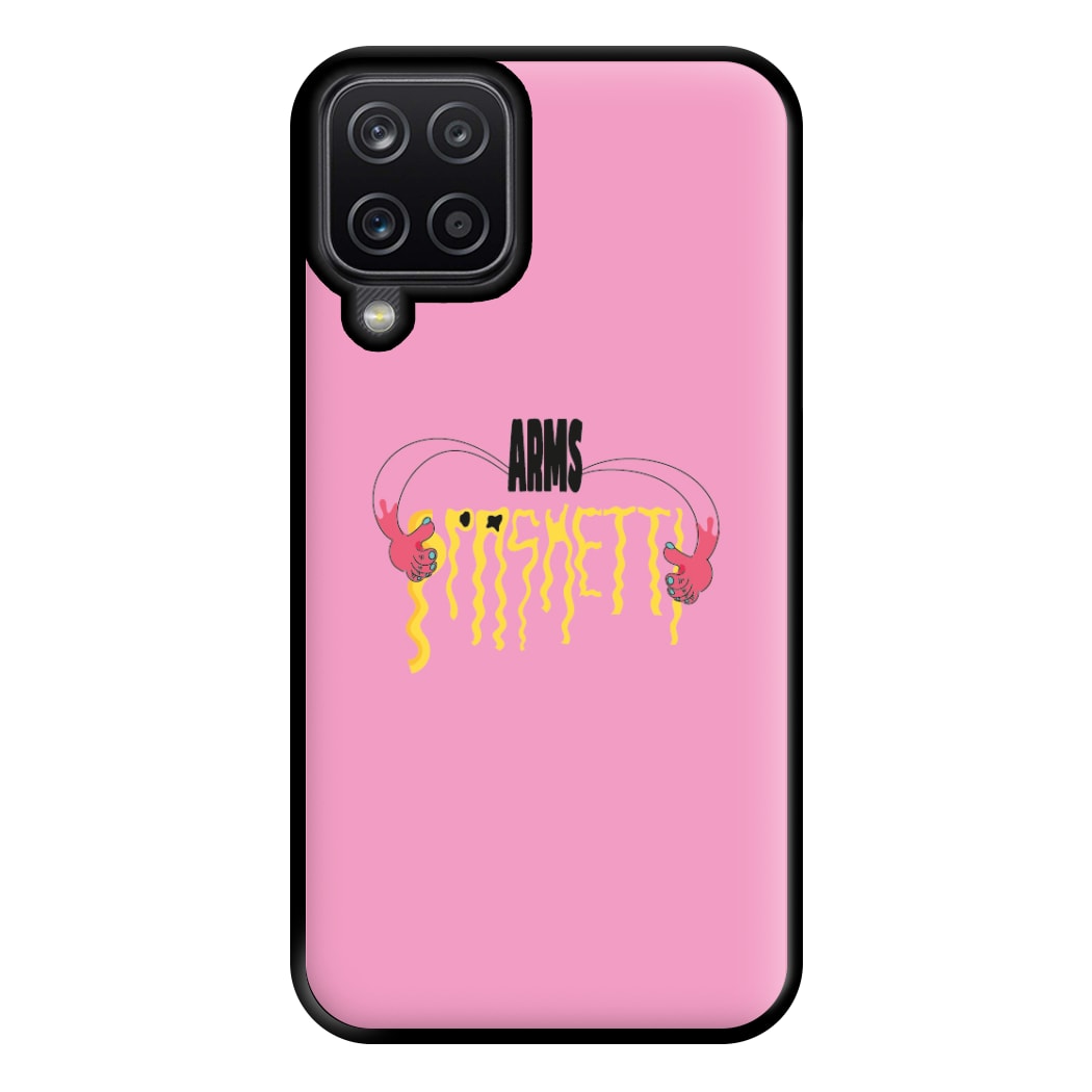 Arms Spaghetti - Pink Phone Case for Galaxy A12