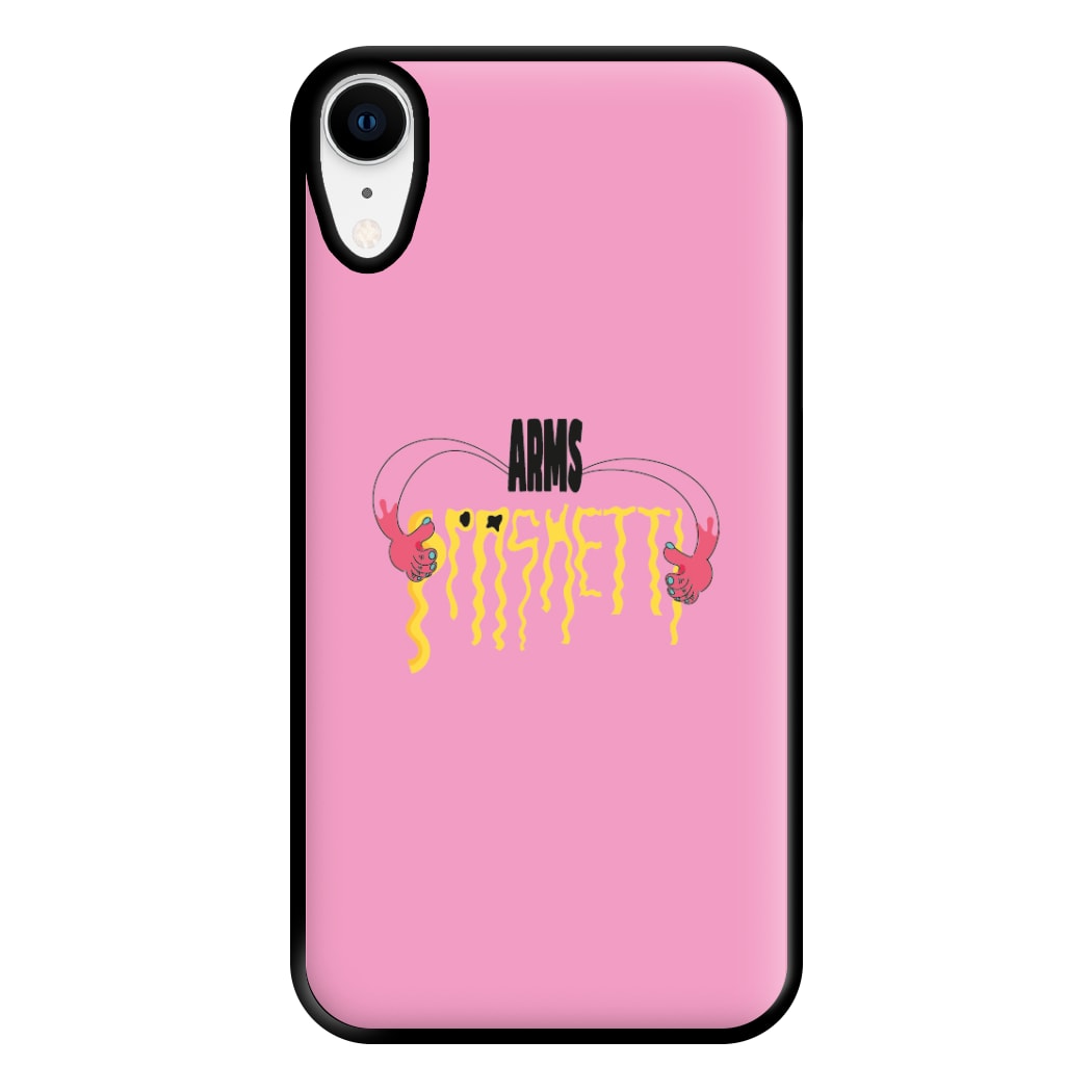 Arms Spaghetti - Pink Phone Case for iPhone XR