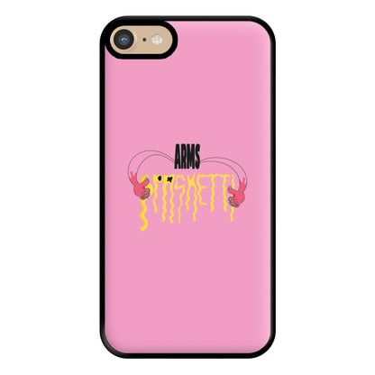 Arms Spaghetti - Pink Phone Case for iPhone 6 / 7 / 8 / SE