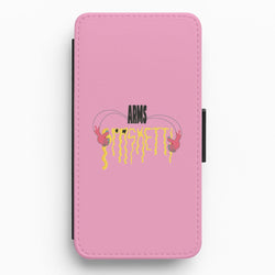 Arms Spaghetti - Pink Flip / Wallet Phone Case