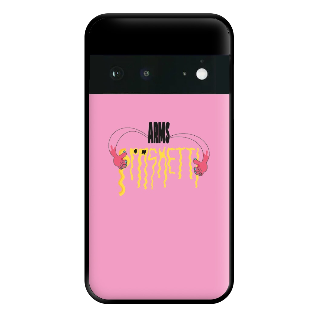 Arms Spaghetti - Pink Phone Case for Google Pixel 6a