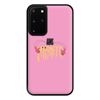 Arms Spaghetti - Pink Phone Case for Galaxy S20 Plus