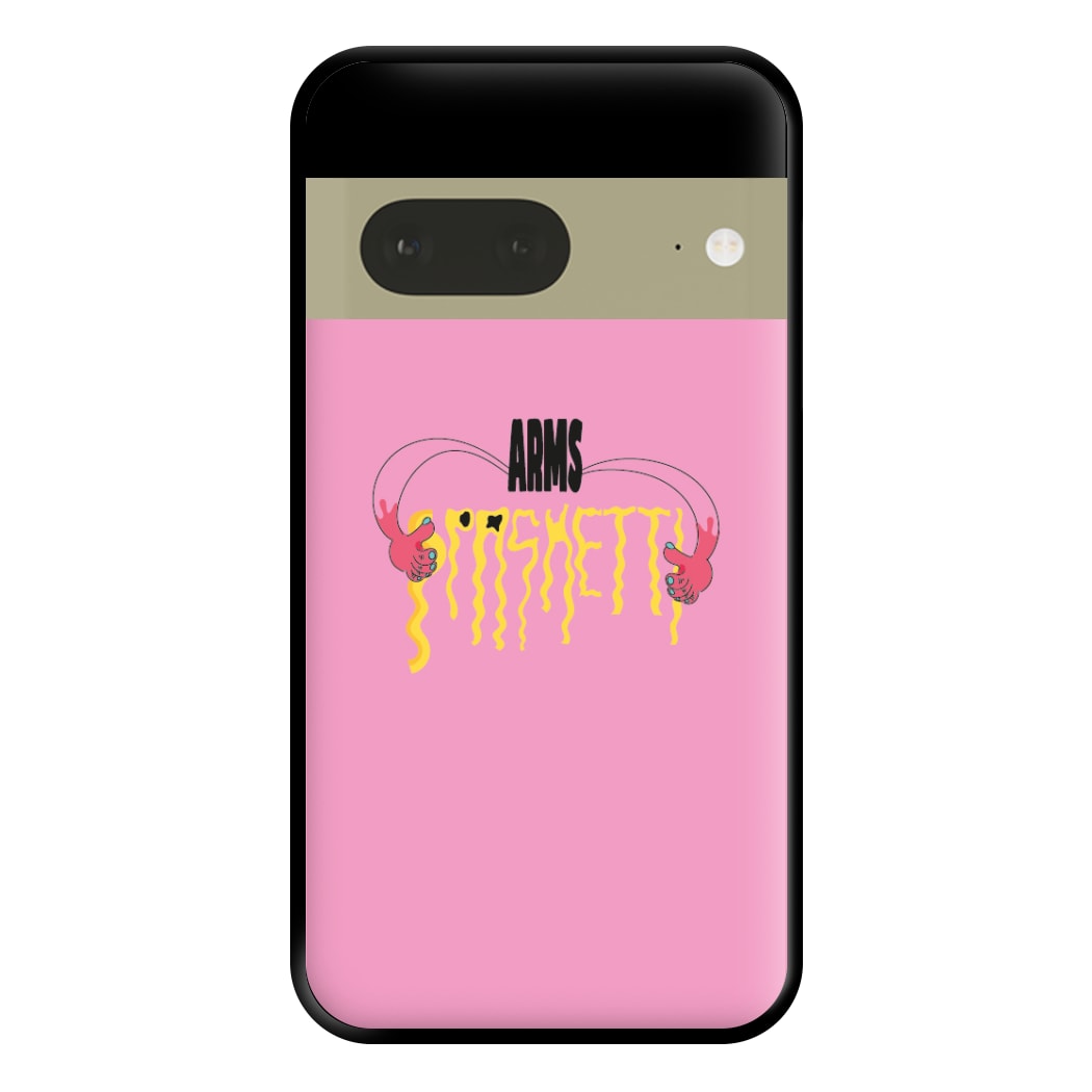 Arms Spaghetti - Pink Phone Case for Google Pixel 7a