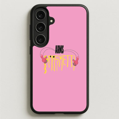 Arms Spaghetti - Pink Phone Case for Galaxy S25FE
