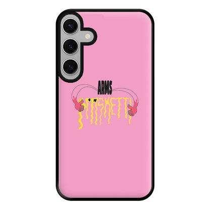 Arms Spaghetti - Pink Phone Case for Galaxy S24FE