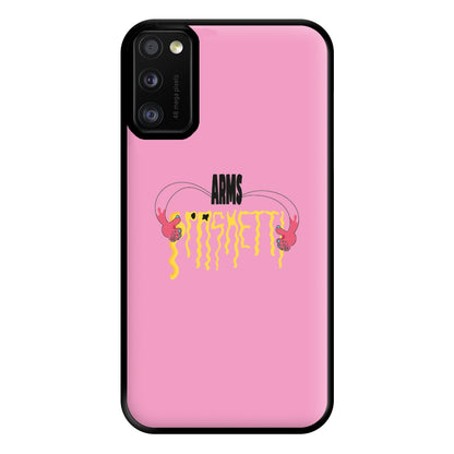 Arms Spaghetti - Pink Phone Case for Galaxy A41