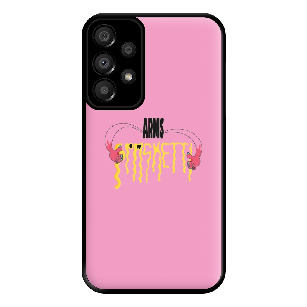 Arms Spaghetti - Pink Phone Case for Galaxy A33