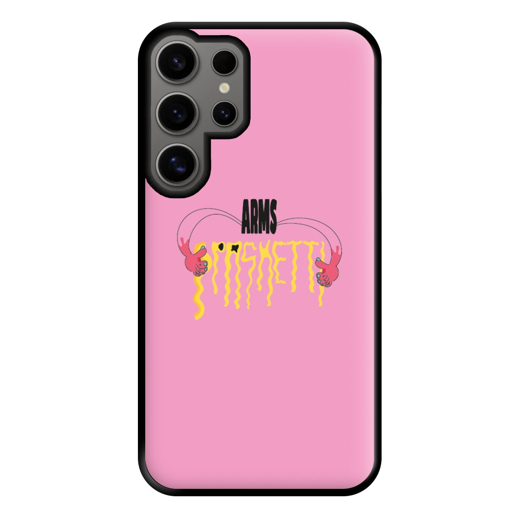 Arms Spaghetti - Pink Phone Case for Galaxy S24 Ultra