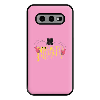 Arms Spaghetti - Pink Phone Case for Galaxy S10e