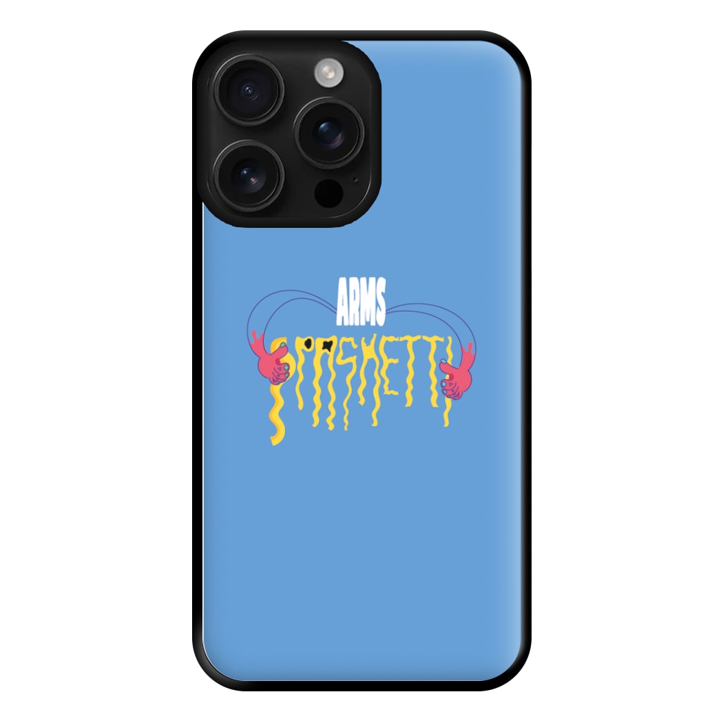 Arms Spaghetti - Blue Phone Case