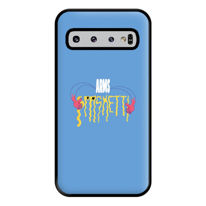 Arms Spaghetti - Blue Phone Case for Galaxy S10 Plus