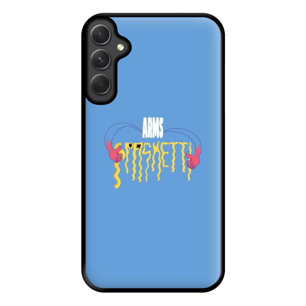 Arms Spaghetti - Blue Phone Case for Galaxy A34