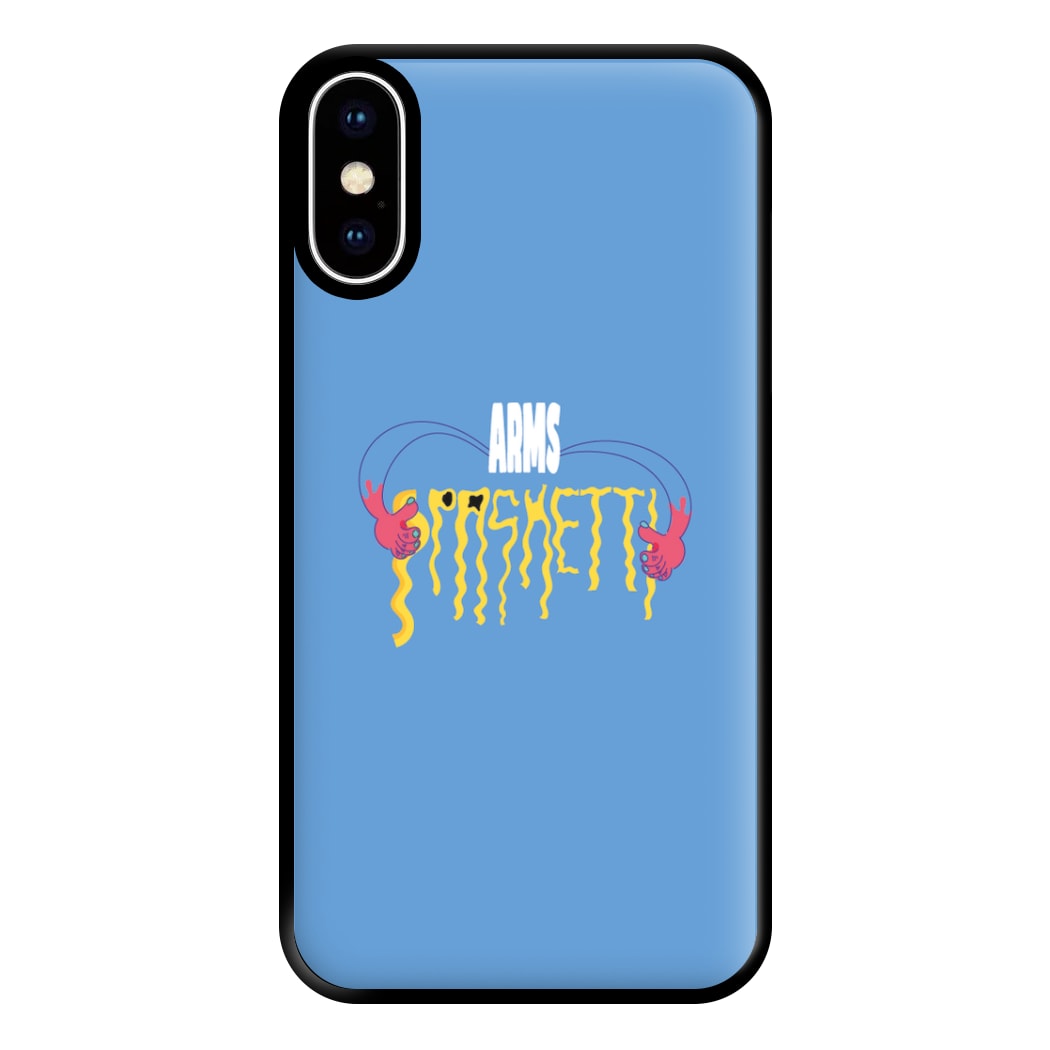 Arms Spaghetti - Blue Phone Case for iPhone XS Max