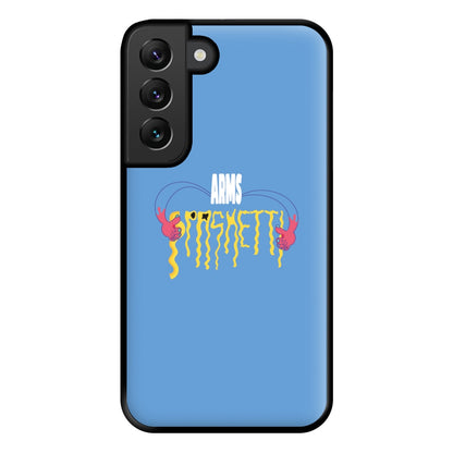 Arms Spaghetti - Blue Phone Case for Galaxy S22 Plus