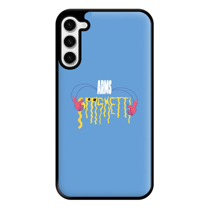 Arms Spaghetti - Blue Phone Case for Galaxy S23 Plus