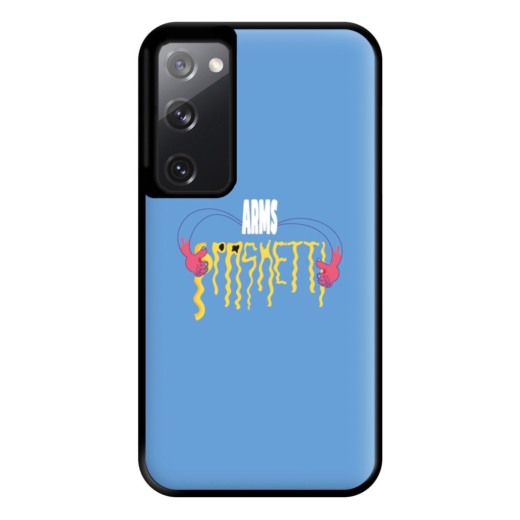 Arms Spaghetti - Blue Phone Case for Galaxy S20FE