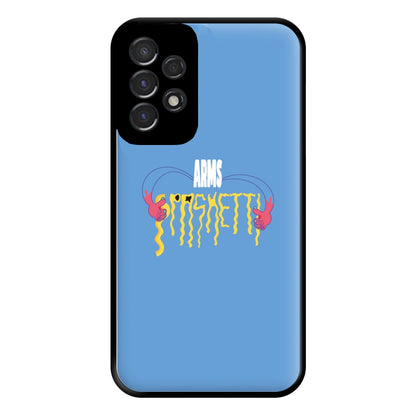 Arms Spaghetti - Blue Phone Case for Galaxy A53