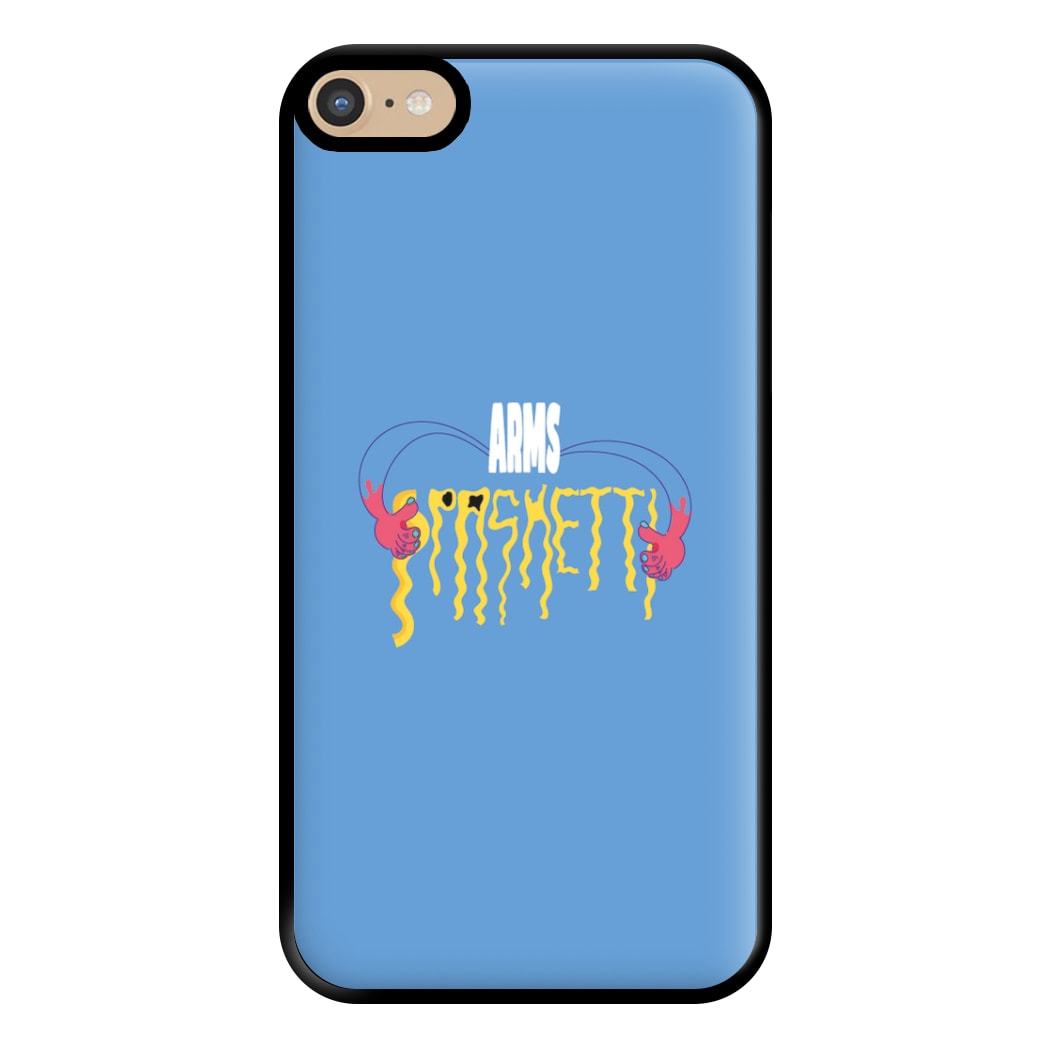 Arms Spaghetti - Blue Phone Case for iPhone 6 Plus / 7 Plus / 8 Plus