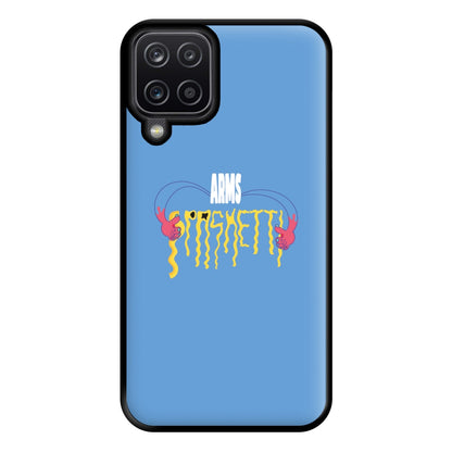 Arms Spaghetti - Blue Phone Case for Galaxy A12