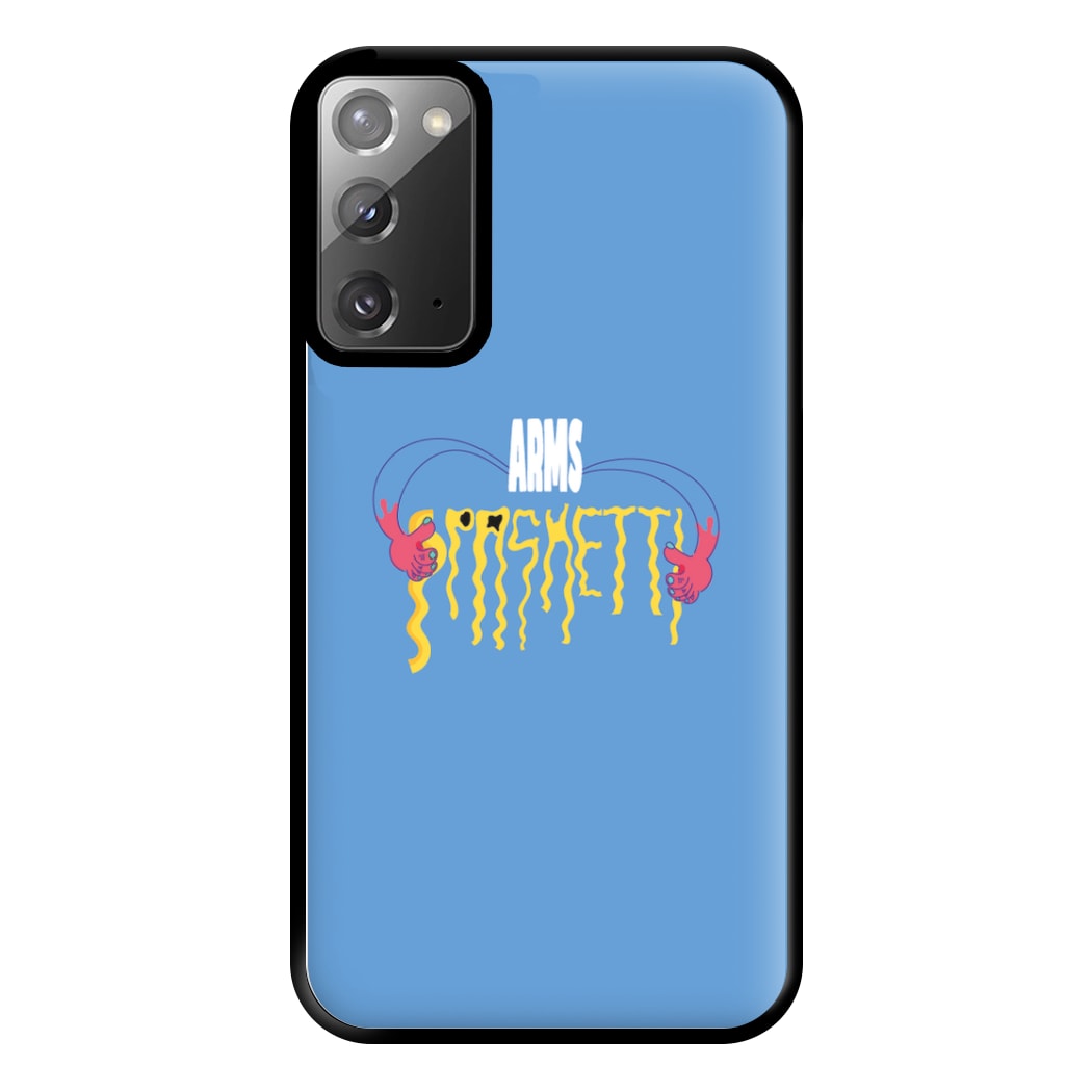 Arms Spaghetti - Blue Phone Case for Galaxy Note 20 Ultra