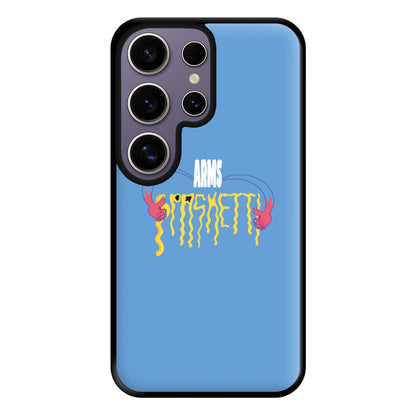 Arms Spaghetti - Blue Phone Case for Galaxy S25 Ultra