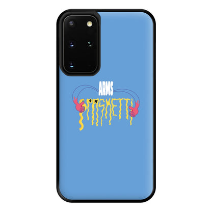 Arms Spaghetti - Blue Phone Case for Galaxy S20 Plus