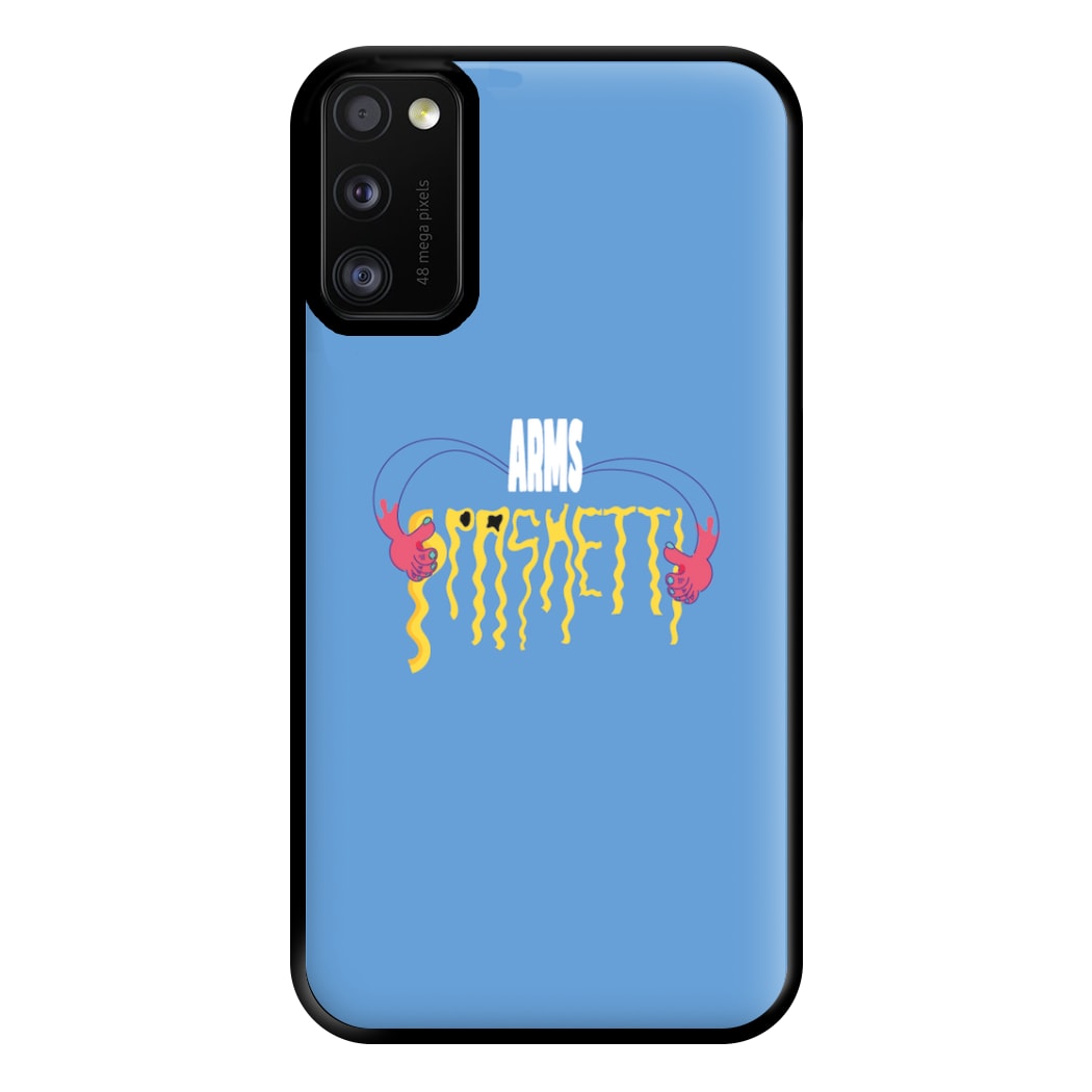 Arms Spaghetti - Blue Phone Case for Galaxy A41