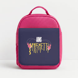 Arms Spaghetti - Dark Blue Lunchbox - Pink